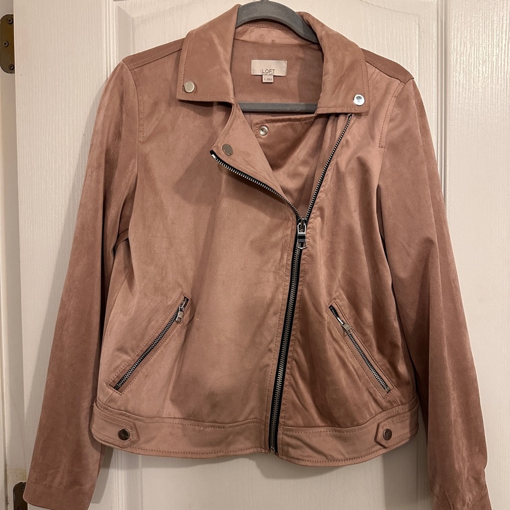 Pink Suede Jacket